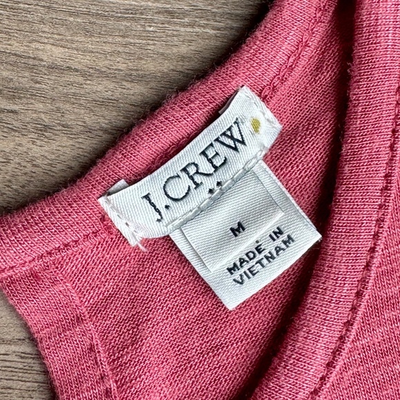 J.Crew Sleeveless Layered Hem Tank Top in Rosewood – Size M - Picture 3 of 9